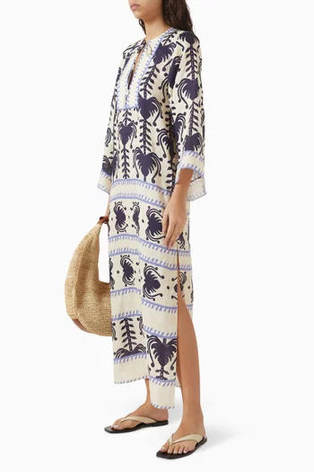 فستان وايلد سافانا بنمط تونيك كتان