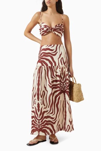 بلوزة نودوس ديل مار كتان