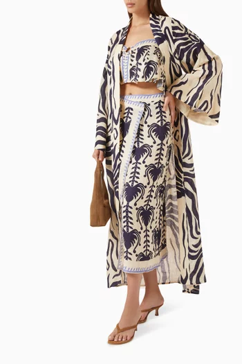 كيمونو بو ويسبر كتان