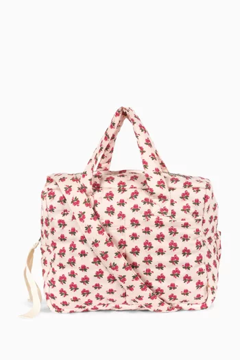 Rose-print Doll Bag