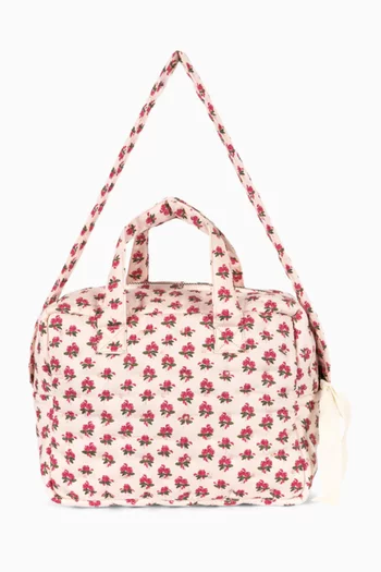 Rose-print Doll Bag