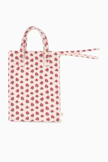 Rose-embroidered Doll Bedding