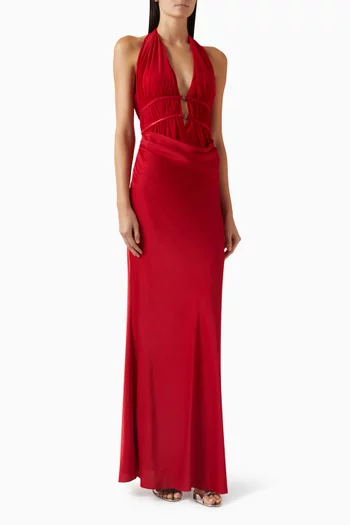 فستان سيلين بحمالة حول الرقبة ستان