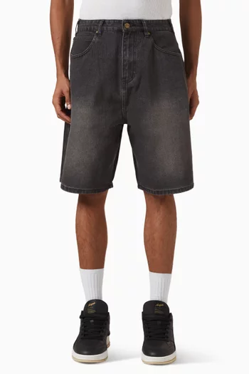 Baggy Bermuda Shorts in Denim
