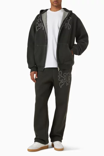 Blotch Sweatpants in Cotton-fleece