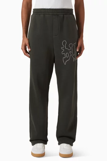 Blotch Sweatpants in Cotton-fleece