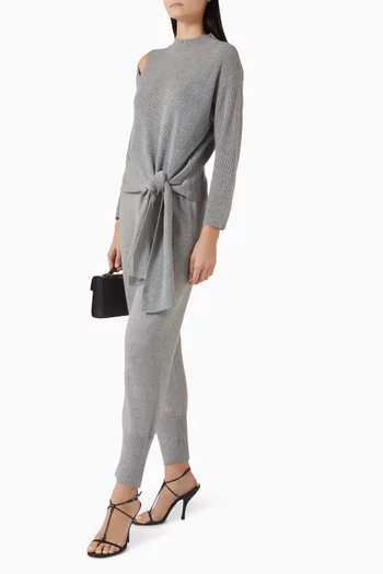 سترة برباط نسيج مضلع