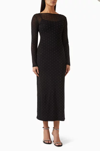 فستان آيكون قماش شبكي