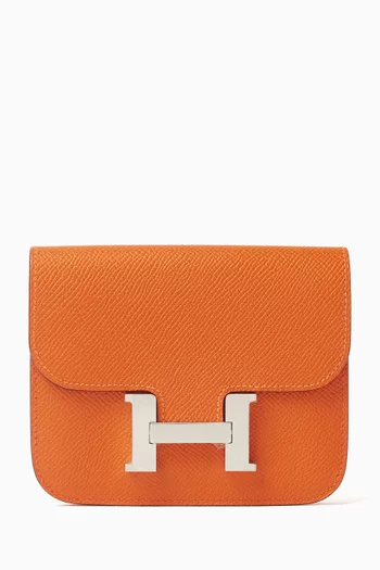 Unused Constance Slim Wallet in Epsom Leather