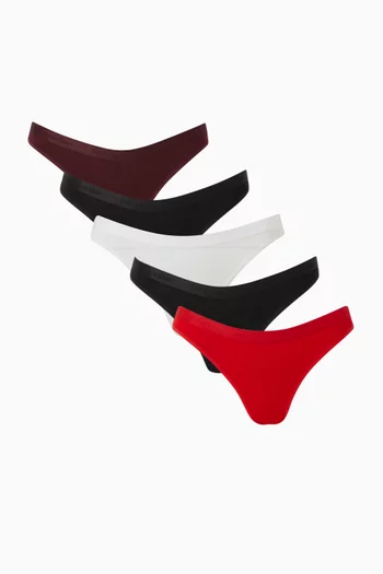 Icon Logo Bikini Briefs, Set of 5