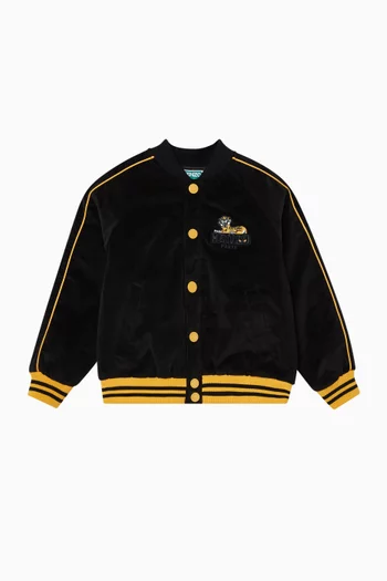 Embroidered Jacket in Velvet