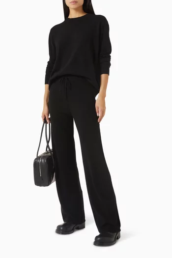 طقم بنطال رياضي وسترة كشمير