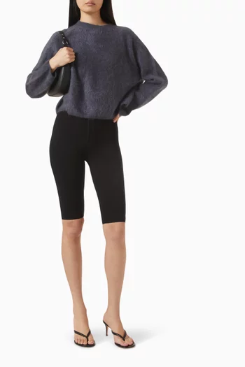 سترة بفتحة رقبة مستديرة كشمير ناعم