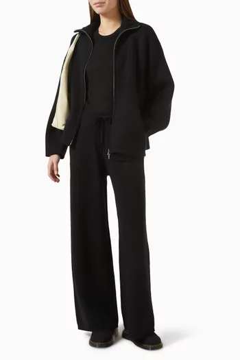 بلوزة بلا أكمام مزيج كشمير وحرير خفيف الوزن