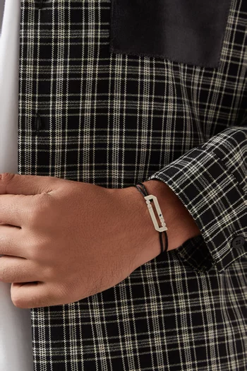 Arabic Letter "Taa" Bracelet in Sterling Silver