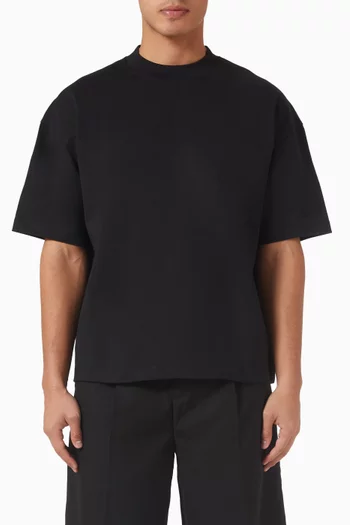 تي شيرت بياقة عالية قطن