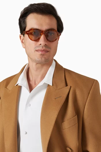 نظارة شمسية كيليرمان بإطار غير منتظم أسيتات