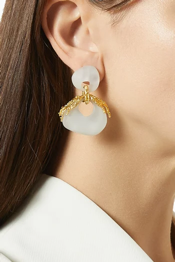 Ember Earrings in 21kt Gold-plated Brass