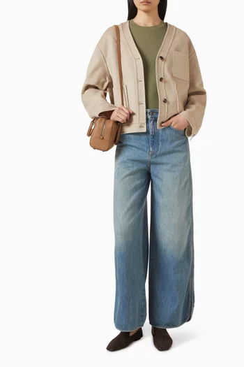 تي شيرت مطرز بشعار "Futurist cat"‏ مزيج قطن لويفي x لويس واين