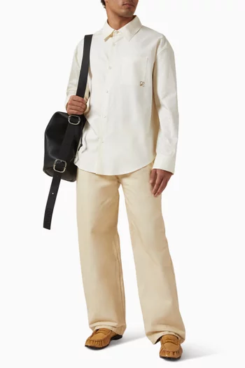 قميص قطن بوبلين