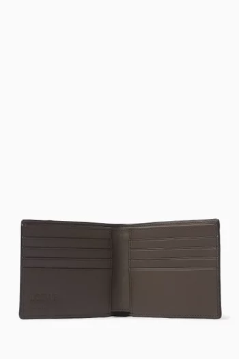 Puzzle Edge Bi-fold Wallet in Leather
