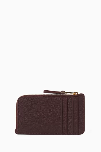 Duet Coin Card Holder in Leather