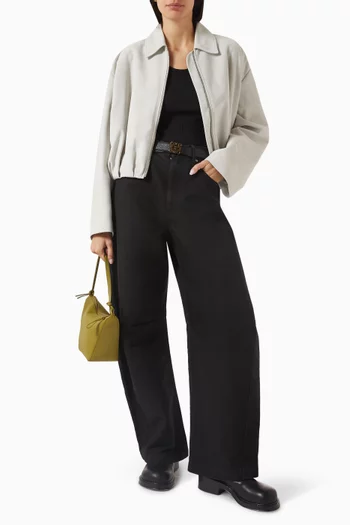 Anagram Tank Top in Ribbed Silk