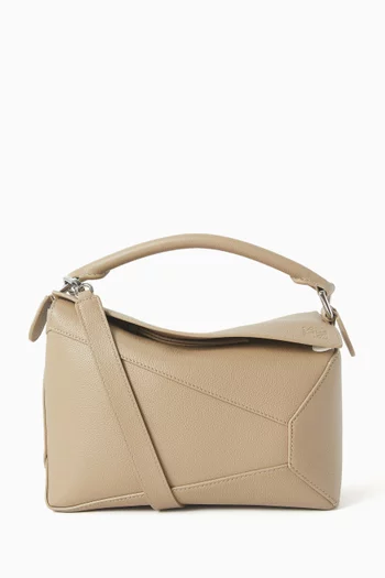 Small Puzzle Edge Bag in Calfskin