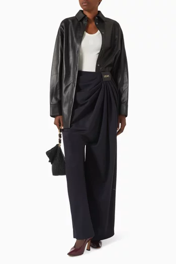 Anagram Tank Top in Ribbed Silk