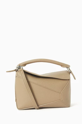 Mini Puzzle Edge Bag in Calfskin