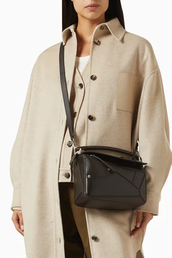 Small Puzzle Pants Bag in Leather