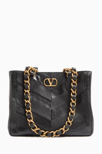 Small Laseine Shopping Bag in Nappa Leather