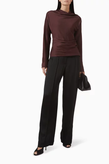 بلوزة فيكتوريا بدرابيه ستان