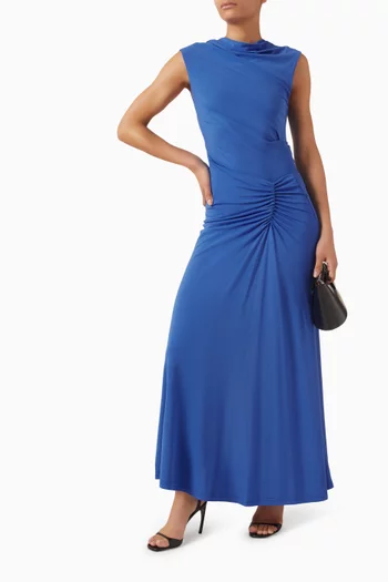 Acacia Ruched Dress in Jersey