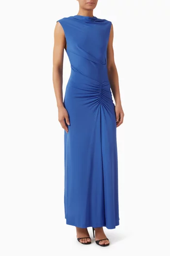 Acacia Ruched Dress in Jersey