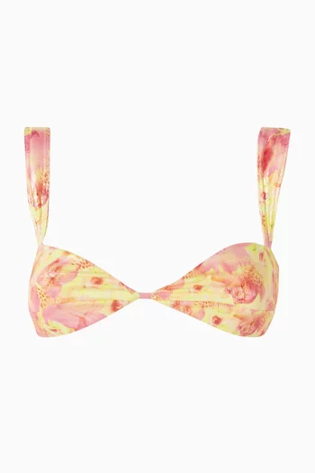 قطعة بيكيني علوية أمبر بتصميم بالكونيت