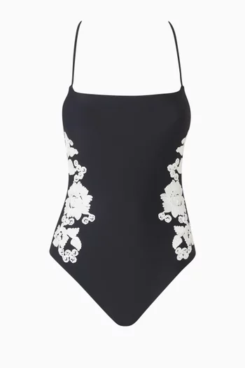 لباس سباحة جونيبر قطعة واحدة بتصميم كاميسول