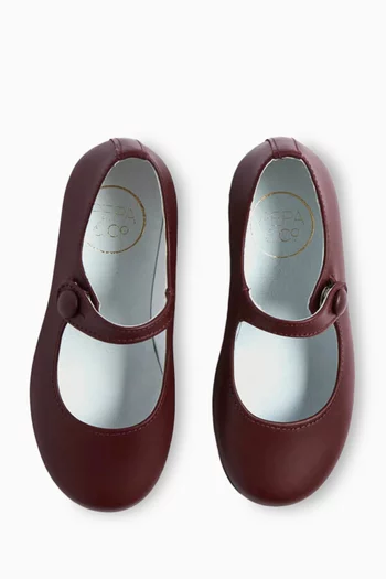 Mary Jane Shoes in Leather