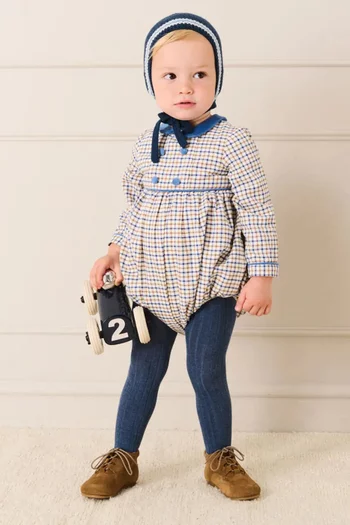 Thirleby Check Romper
