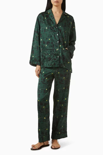 Alba Shirt in Silk Charmeuse