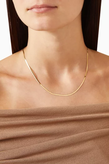 Zeina Slim Chain Necklace