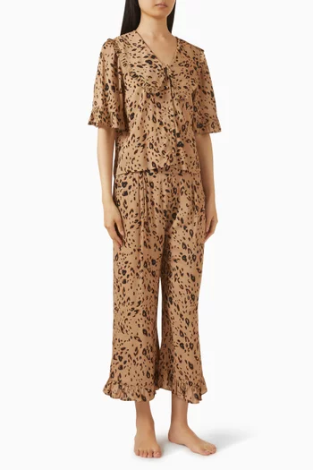 Selene Pyjama Set in Rayon-blend