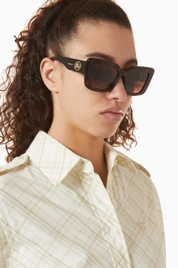Cat-eye Sunglasses in Acetate