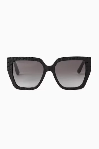 Square Sunglasses in Acetate