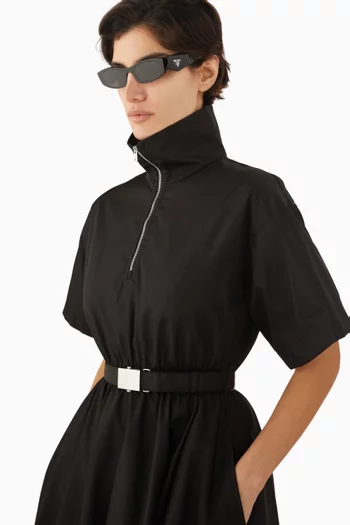 نظارة شمسية بإطار بيضاوي أسيتات