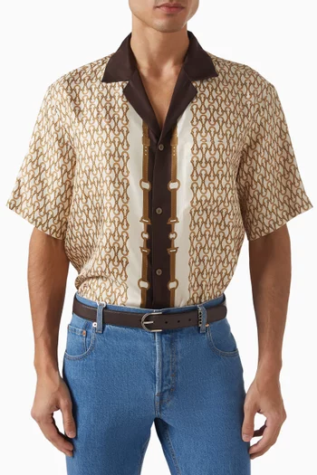 Stirrup Buckle Belt in Leather