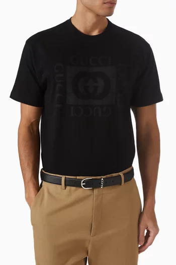 Stirrup Buckle Belt in Leather