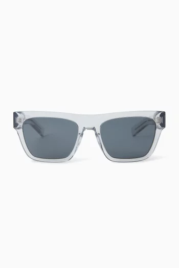 Rectangle Sunglasses in Acetate
