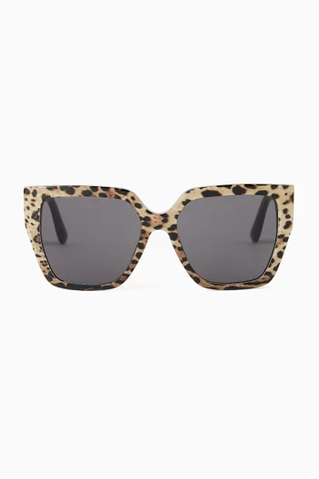 Square Sunglasses in Acetate