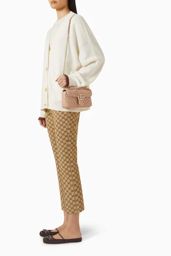 Small GG Marmont Shoulder Bag in Lambskin